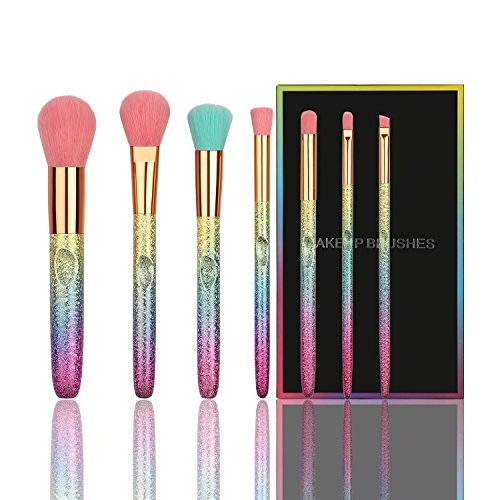 7PCS Fantasy Makeup Brushes Set Professional Foundation Powder Blush Concealer Cosmetic Eyeshadow Brushes Kit 7PCS Fantasy Makeup Brushes Set Professional Foundation Powder Blush Concealer Cosmetic Eyeshadow Brushes Kit