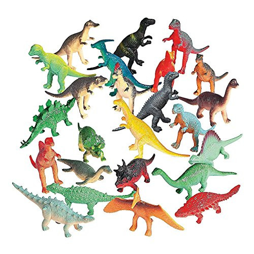 Fun Express Vinyl Mini Dinosaurs - 72 Count