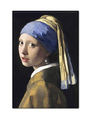 Girl With a Pearl Earring Johannes Vermeer Fridge Magnet