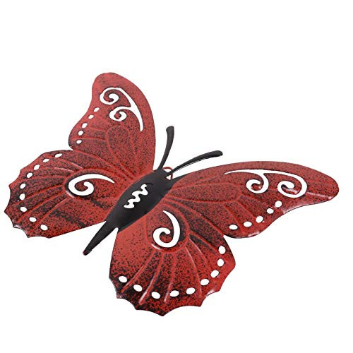 YARNOW Metal Wall Art Decor 3D Wall Art Sculpture Metal Garden Wall Decor Garden Wall Hanging Art for Outdoor Garden Yard Lawn Decor