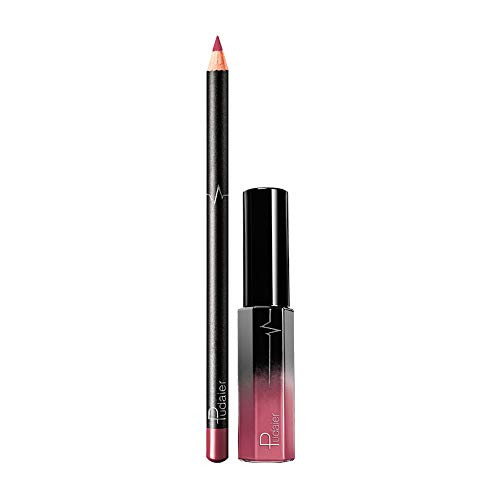 Hunputa Matte Lipstick Long Lasting Lipstick Waterproof Matte Liquid Gloss Lip Liner Cosmetics Set A Hunputa Matte Lipstick Long Lasting Lipstick Waterproof Matte Liquid Gloss Lip Liner Cosmetics Set A