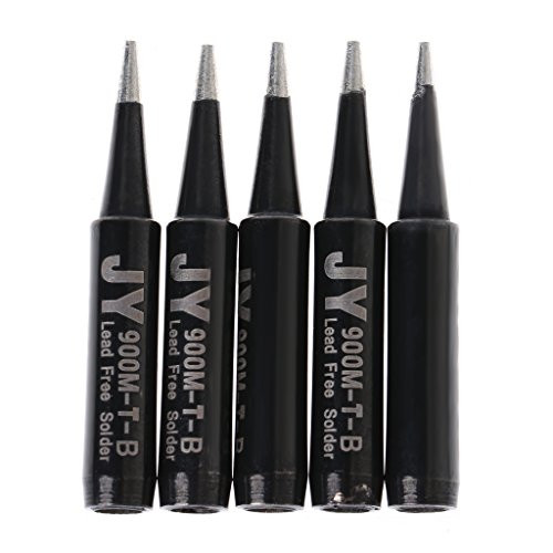 Dabixx 5 Pcs Lead Free Replacement Soldering Solder Iron Tips 900M-T-B for Hakko Saike 936
