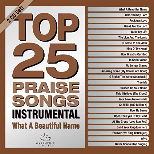Top 25 Praise Songs Instrumental-What A Beautiful Name  2 CD