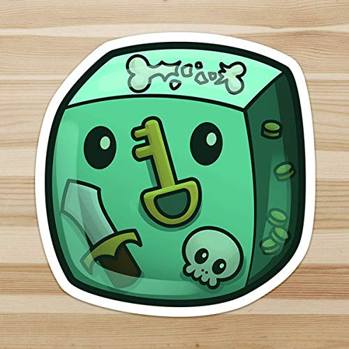 Gelatinous Cube- DnD - Original Artwork Sticker