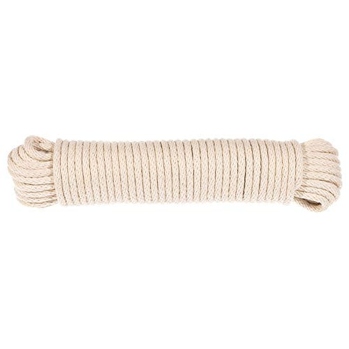West Coast Paracord 7 32 Inch Thickness Evandale Cotton Clothesline - 50 Feet Hank - All-Purpose Laundry Cord - Drying Rope