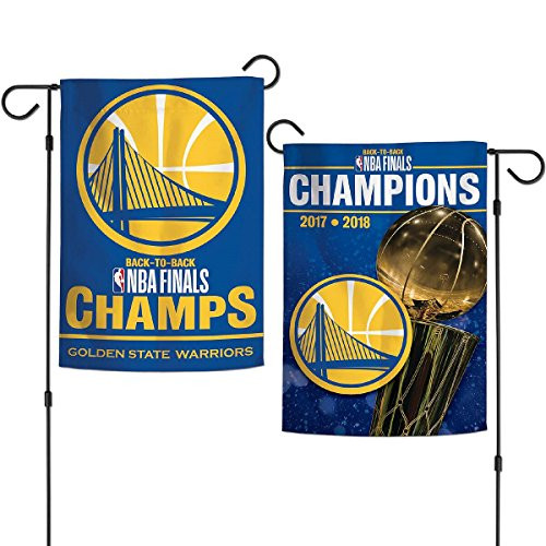 WinCraft Golden State Warriors NBA 2018 Champions Double Sided Garden Flag Banner WinCraft Golden State Warriors NBA 2018 Champions Double Sided Garden Flag Banner