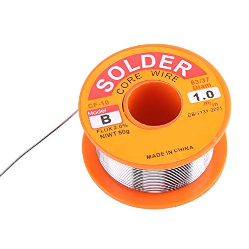 Bracon Solder Wire - 63 37 Rosin Core Solder Wire Flux 2 percent Tin Lead Solder Iron Welding Wire Reel  1.0mm