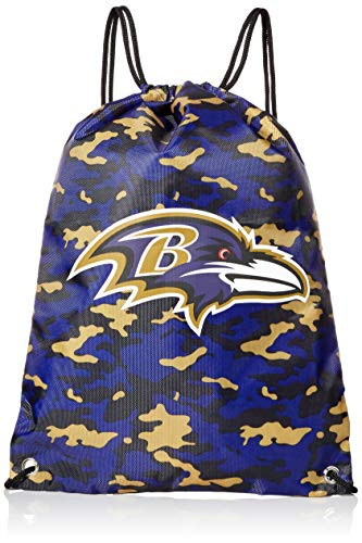 Baltimore Ravens Drawstring Backpack - Camouflage