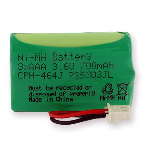 Synergy Digital Cordless Phone Battery Works with Aastra MOD B PLUGIN Cordless Phone  NiMh 3.6V 700 mAh  Ultra Hi-Capacity Compatible with GE GE 2-6401 Battery