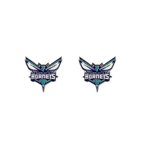 Aminco NBA Charlotte Hornets Logo Post Earrings