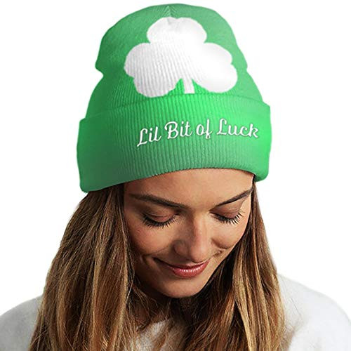 Atenia St Pattys Day Beanie Irish St Patricks Day Shamrock Accessories Baby Beanie Hat for Men and Women Green Atenia St Pattys Day Beanie Irish St Patricks Day Shamrock Accessories Baby Beanie Hat for Men and Women Green