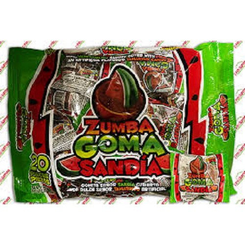 ZUMBA PICA ZUMBA GOMA SANDIA Bag   20 in a Pack