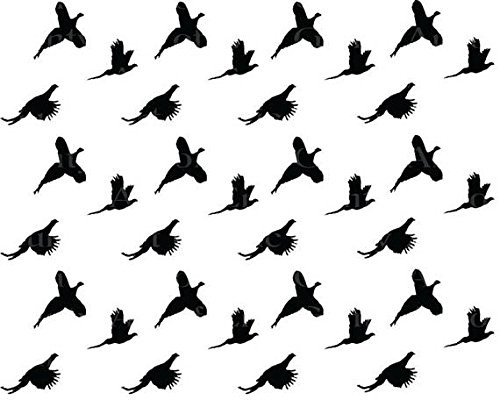 Pheasant Hunting - Cake Side Strip - Edible Cake Cupcake Party Topper - D22624