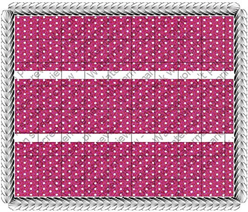 Pink Polka Dots - Cake Side Strip - Edible Cake Cupcake Topper - D20880