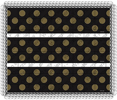 Classic Contemporary Dots - Cake Side Side Strip - Edible Cake Cupcake Topper - D20888