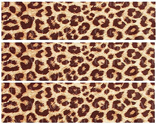 Leopard Print Jungle Birthdays - Cake Side Strip - Edible Cake Cupcake Party Topper - D22933