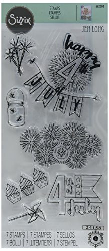Sizzix Clear Stamps 662008 Fireworks and Sparklers