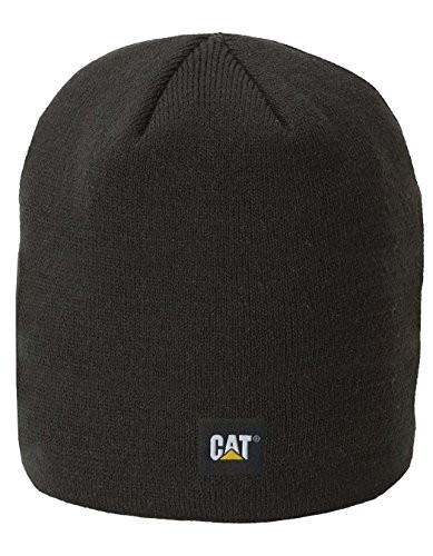 Caterpillar Mens Logo Knit Cap Black One Size