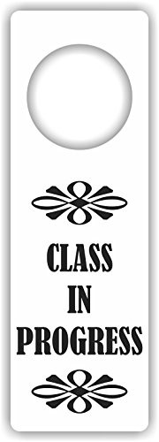 MySigncraft Class in Progress Door Hanger Sign