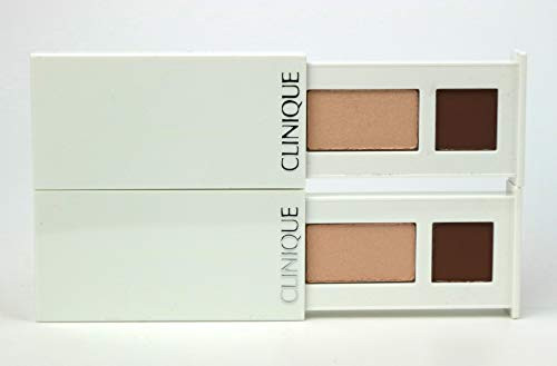 Pack of 2 x Clinique All About Shadow Duo 06 Daybreak Chocolate Bark 0.06 oz each Sample Size Unboxed Pack of 2 x Clinique All About Shadow Duo 06 Daybreak Chocolate Bark 0.06 oz each Sample Size Unboxed