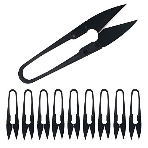10 Pieces Bonsai Pruning Scissors Pruner Shears Mini Garden Clippers for Bud and Leaves Trimmer  4inch