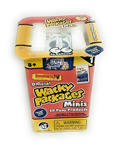 Wacky Packages Minis 3D Punny Products Series 1 Blind Box