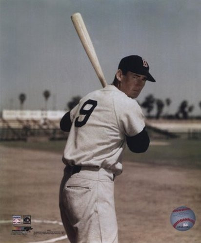 Photofile PFSAAEK03501 Ted Williams - Bat on shoulder Sports Photo - 8 x 10