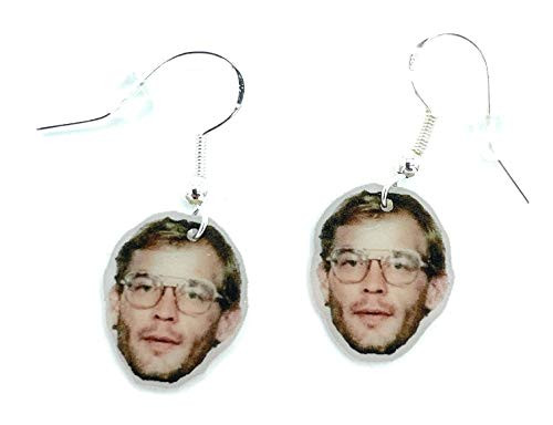 Serial Killer Earrings Jewelry True Crime Horror Retro Jeffrey Dahmer