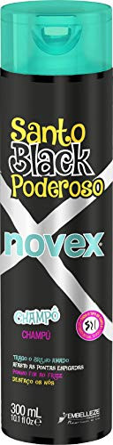 NOVEX Mystic Black Shampoo For Frizz-Free Frizz Control  and  Split End Protection  300ml