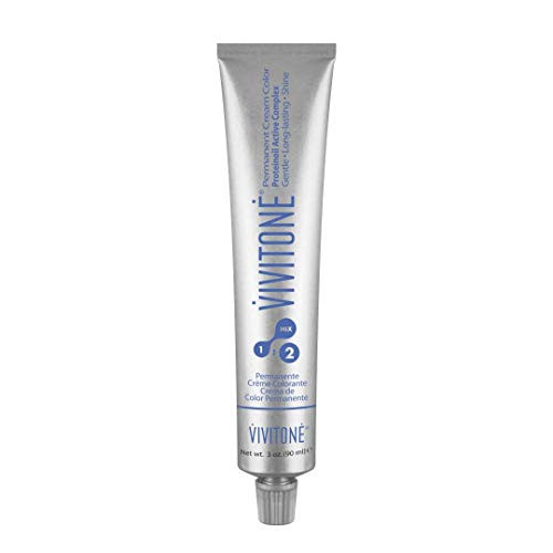 Vivitone Permanent Cream Color  6RC Dark Red Copper  3oz. - 100 percent Grey Coverage Long Lasting Shine Made in Italy.