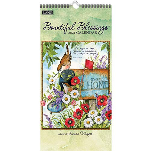 Lang Bountiful Blessings 2021 Vertical Wall Calendar  21991079114