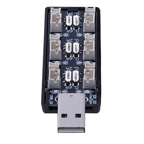 Tongina 1S LiPo Battery Charger 3.7V 4.2V 6CH Micro JST 1.25 JST-PH 2.0 MCX MCPX Tongina 1S LiPo Battery Charger 3.7V 4.2V 6CH Micro JST 1.25 JST-PH 2.0 MCX MCPX