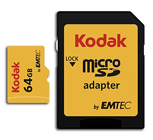 Kodak 32GB Class 10 UHS-I U1 microSDHC Card with Adapter