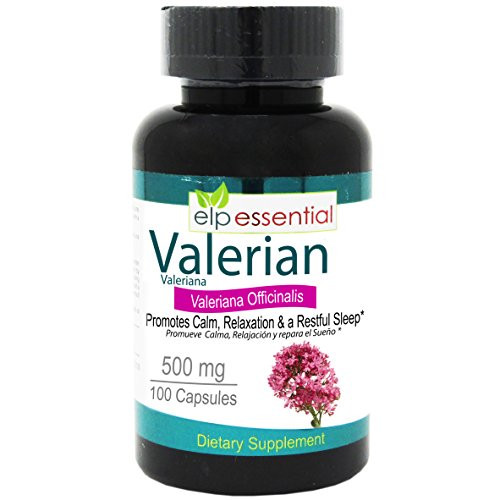 Valerian Root Valeriana officinalis 500 mg 100 Capsules Valerian Root Valeriana officinalis 500 mg 100 Capsules