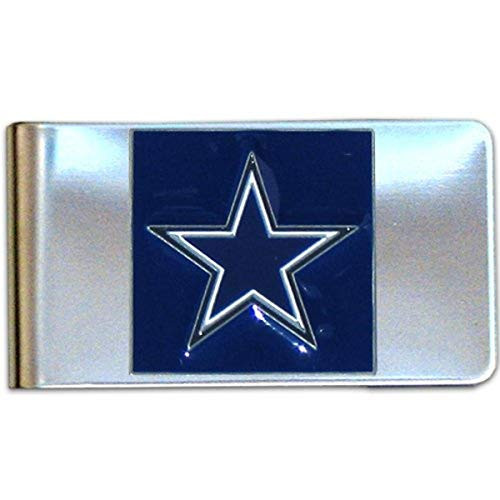 NFL Siskiyou Sports Mens Dallas Cowboys Steel Money Clip One Size Team Color NFL Siskiyou Sports Mens Dallas Cowboys Steel Money Clip One Size Team Color