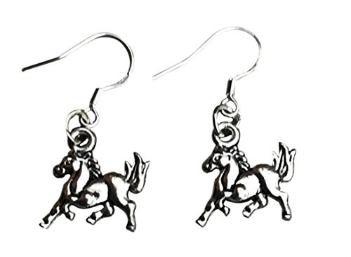Horse Dangle Earrings Horse Charm Jewelry Horse Lovers Equestrian Jewelry- Gift For Her Horse Dangle Earrings Horse Charm Jewelry Horse Lovers Equestrian Jewelry- Gift For Her