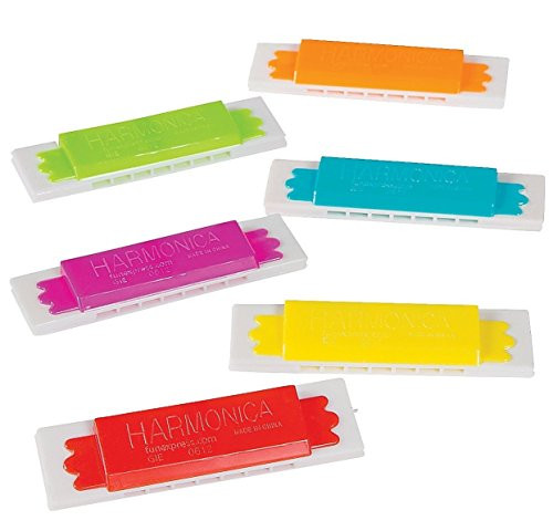 Fun Express Plastic Harmonicas - 6 Dozen