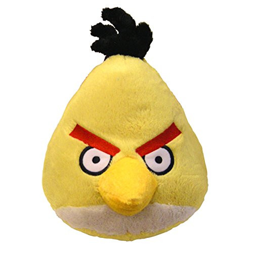 SwaddleDesigns 4 inch Angry Birds Plush Toy, Yellow Bird