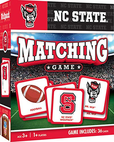 MasterPieces NCAA North Carolina State Wolfpack Matching Game For Ages 3plus