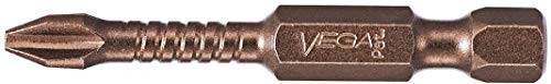 VEGA 2 Phillips Impact Driver Bits. Professional Grade Impactech Impact Driver 2 Phillip 2 inch Bits.  Pack of 5  P150P2A-5
