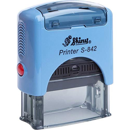 UNCONTROLLED Copy Shiny Custom Self Inking Rubber Stamp Office Stationary Stamp Mini Stamper Pre Ink Stamp Red 14 X 38 MM