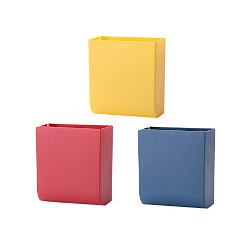 WishLotus Wall Mounted Remote Control Holder with Adhesive Mobile Phone Holder ABS Storage Box Organizer Box with Self-adheresive Piece for Mobile Phone Charging Stand  3