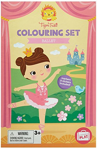 Tiger Tribe Colouring Set, Ballet Arts and Crafts Kit
