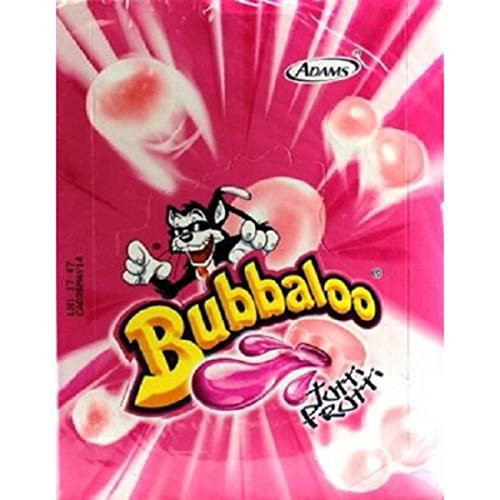 Bubbaloo Chewing Gum Tutti Fruti Count 50 - Gum   Grab Varieties  and  Flavors