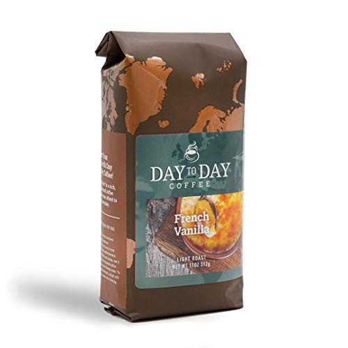 Day to Day 12ct French Vanilla Single Serve Coffee Cups Fits Keurig K Cup Brewers Box of 12ct French Vanilla Coffee Pods