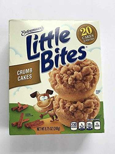 Entenmanns Little Bites Crumb Cakes   20 Cakes 5 Pouches  Net WT 8.25 oz  234g