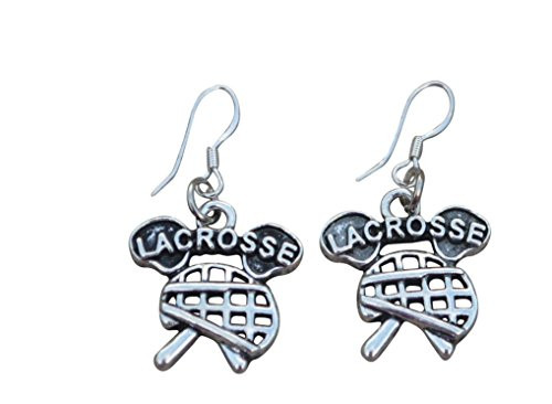 Infinity Collection Girls Lacrosse Earrings- LAX Jewelry for Lacrosse Players Coaches and Moms