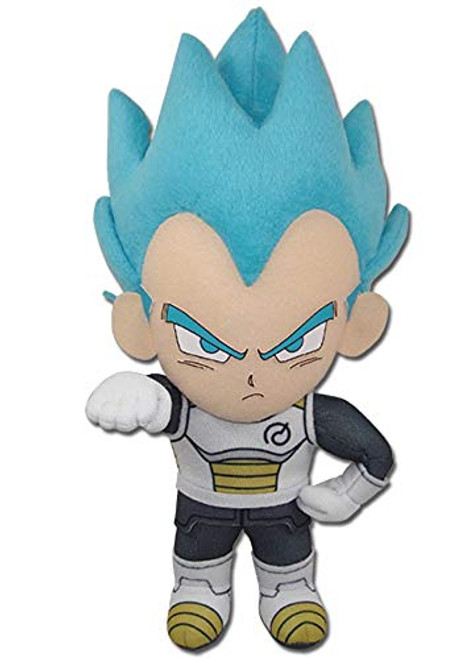 Great Eastern Entertainment Dragon Ball Super Dragon Ball Z Super Saiyan Blue SSGSS Vegeta Plush, 8" H, Multicolor