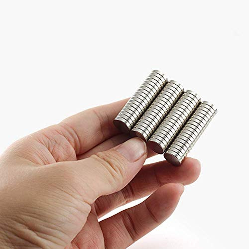 Round Refrigerator Magnets 50PCS 10x2MM Small Cylinder Fridge Magnets Office Magnets Whiteboard Magnets Durable Mini Magnets