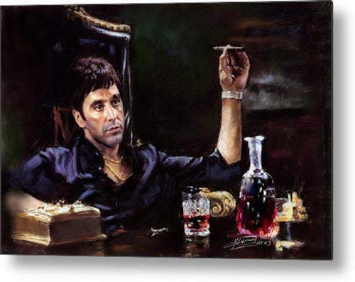 Scarface Retro Vintage Metal Tin Sign Wall Plaque - for Cafe Beer Club Wall Home Decor 12x8 Inches Tin Sign Scarface Retro Vintage Metal Tin Sign Wall Plaque - for Cafe Beer Club Wall Home Decor 12x8 Inches Tin Sign